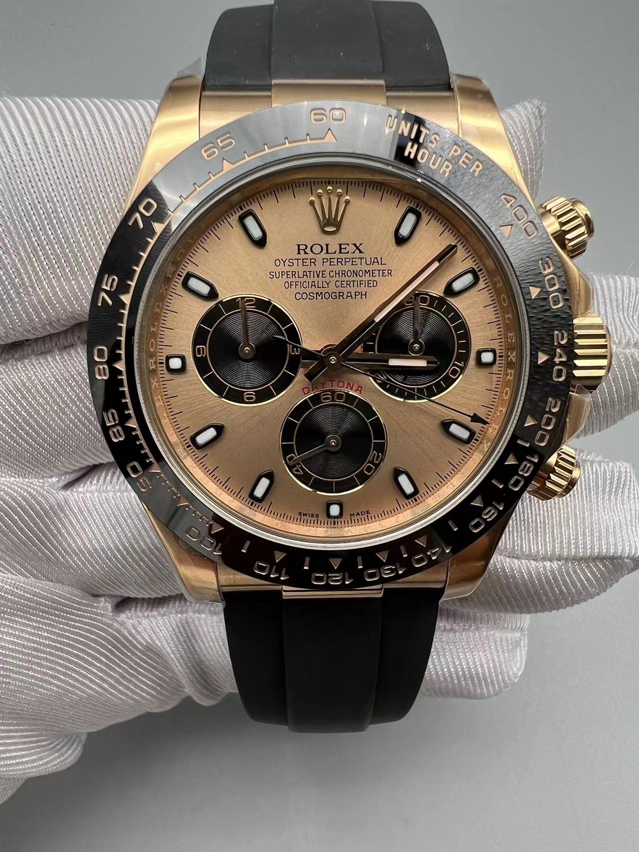Super Clean Factory Daytona 116518LN | Champagne Dial | Gold Style | 40mm | Cal. 4130