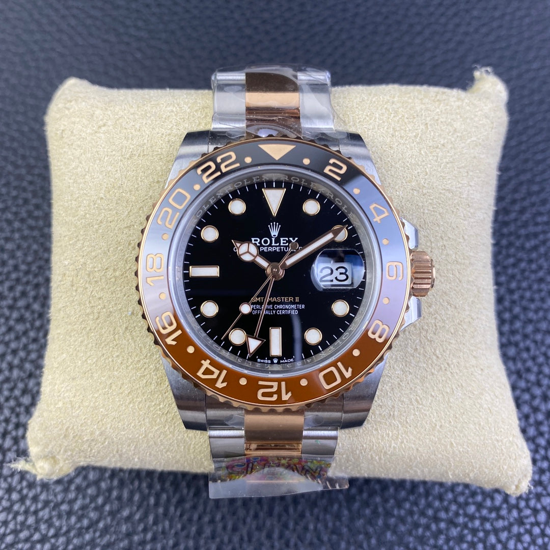 Super Clean Factory GMT Rose Gold | DD3285 Movement | 904L Steel