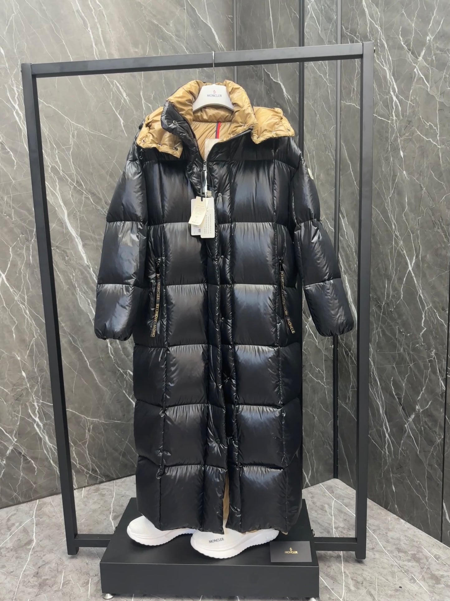 Moncler-Inspired Parnaiba Long Down Jacket for Women