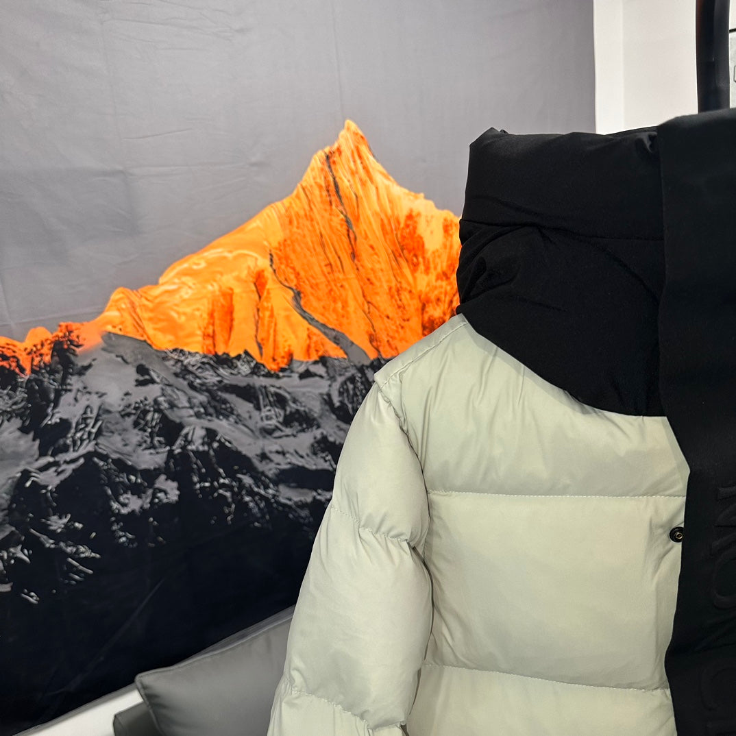 Moncler-Inspired Madeira Black Badge Short Down Jacket