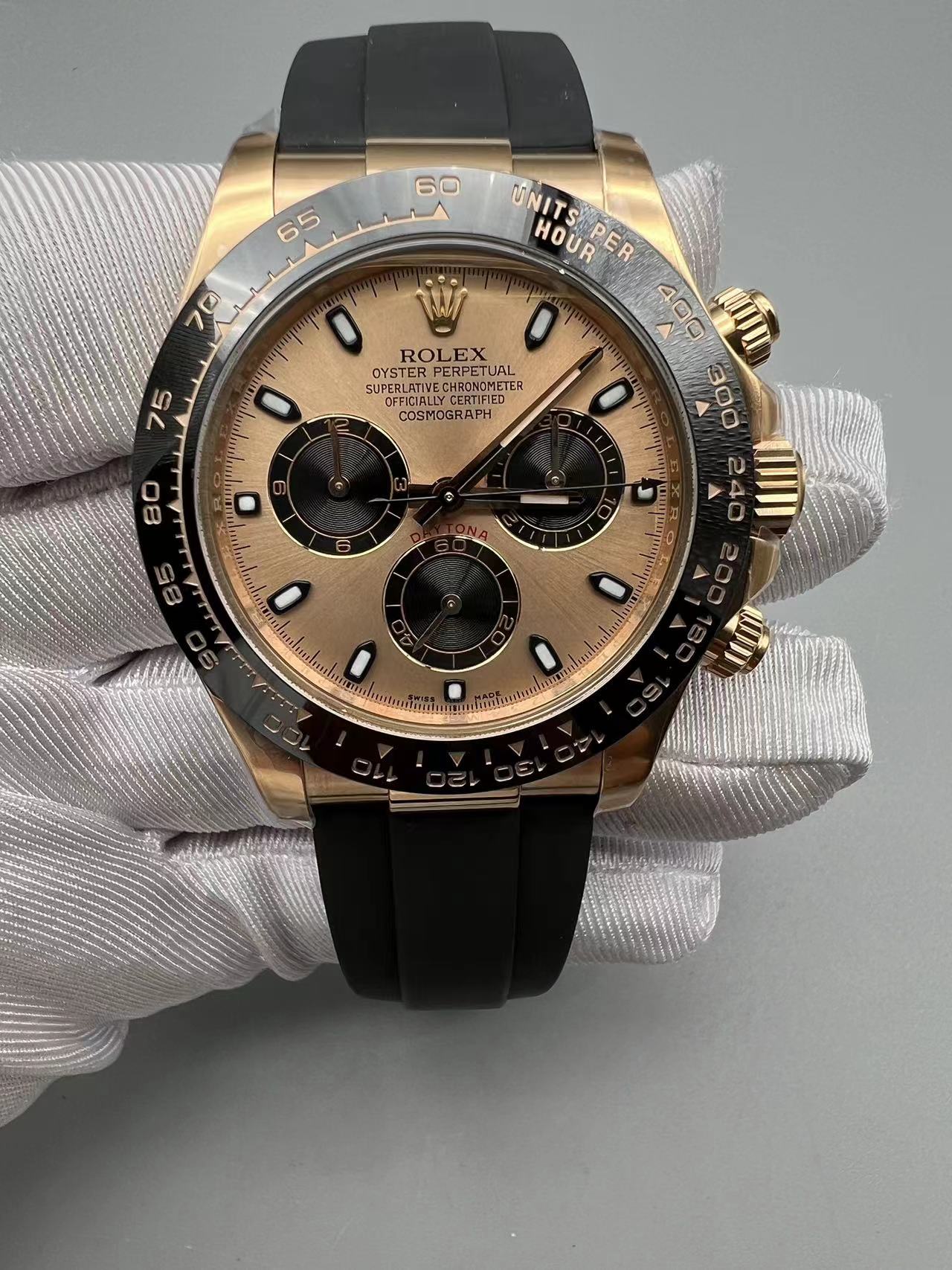 Super Clean Factory Daytona 116518LN | Champagne Dial | Gold Style | 40mm | Cal. 4130