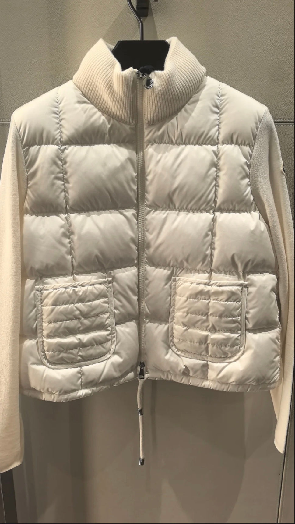 Moncler Women's Wool Zip Cardigan with Lining