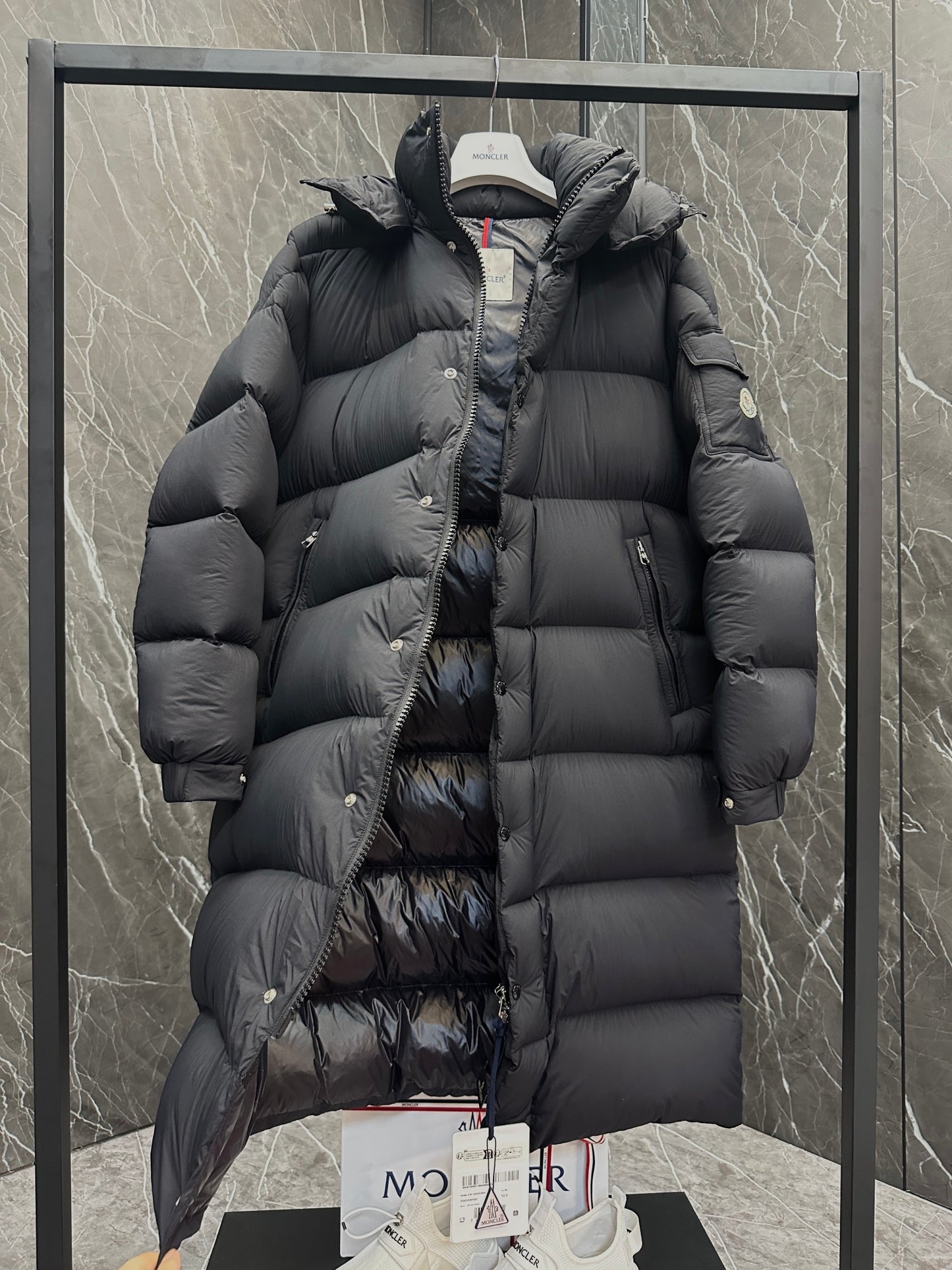 Moncler-Inspired Hanoverian Long Down Jacket – Matte Finish Unisex