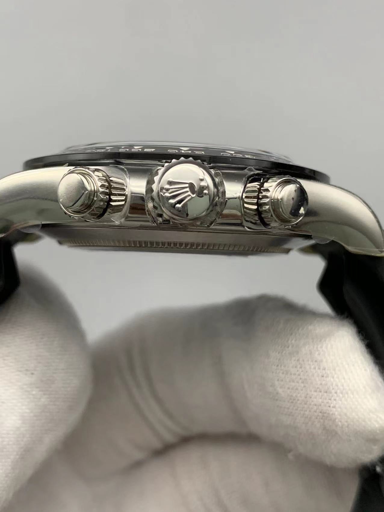 Super Clean Factory Daytona 116519LN | Steel Case | Black Dial | Cal. 4130 | Rubber Strap