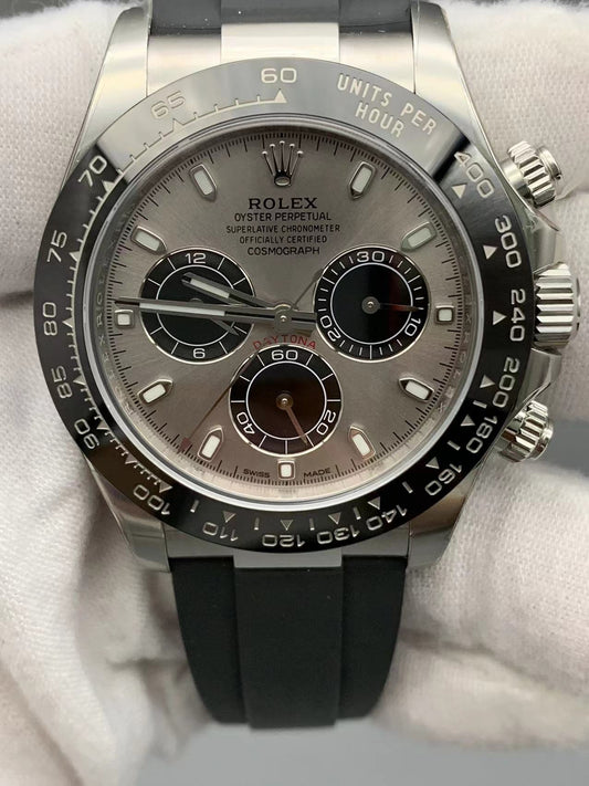 Super Clean Factory Daytona 116519LN | Steel Case | Black Dial | Cal. 4130 | Rubber Strap
