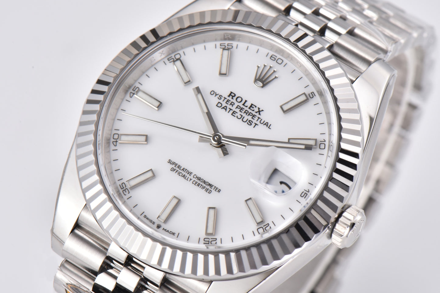 Super Clean Factory Datejust 126334 | 41mm | Super 3235 Movement | 904L Steel | Platinum Bezel