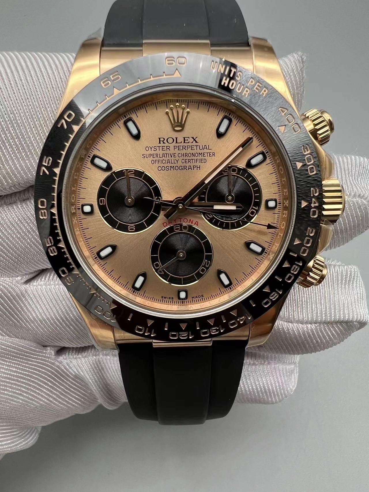 Super Clean Factory Daytona 116518LN | Champagne Dial | Gold Style | 40mm | Cal. 4130