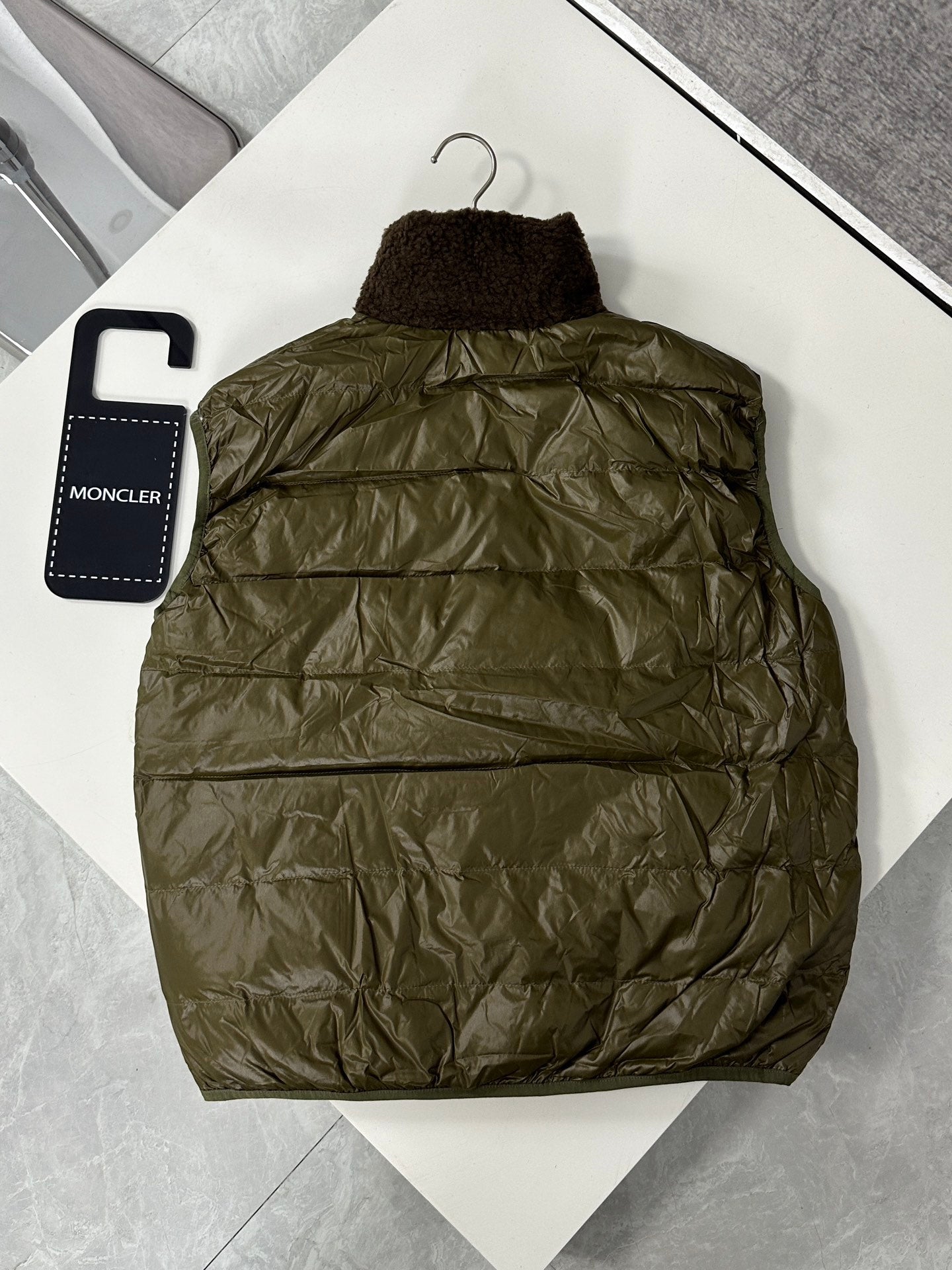 Moncler-Inspired Timur 2-in-1 Jacket and Down Vest Set Armygreen