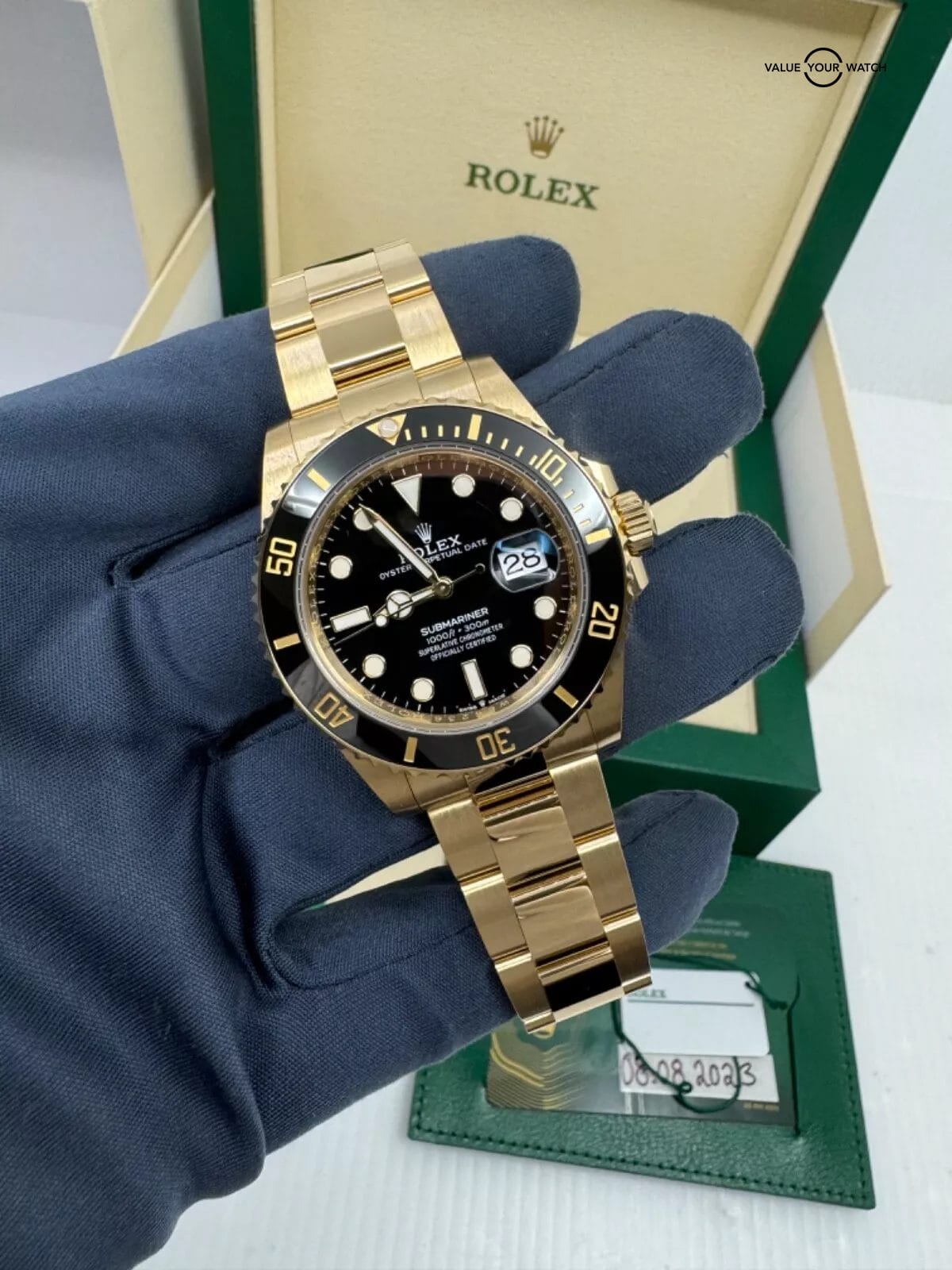 Submariner 41mm – Yellow Gold Style Watch