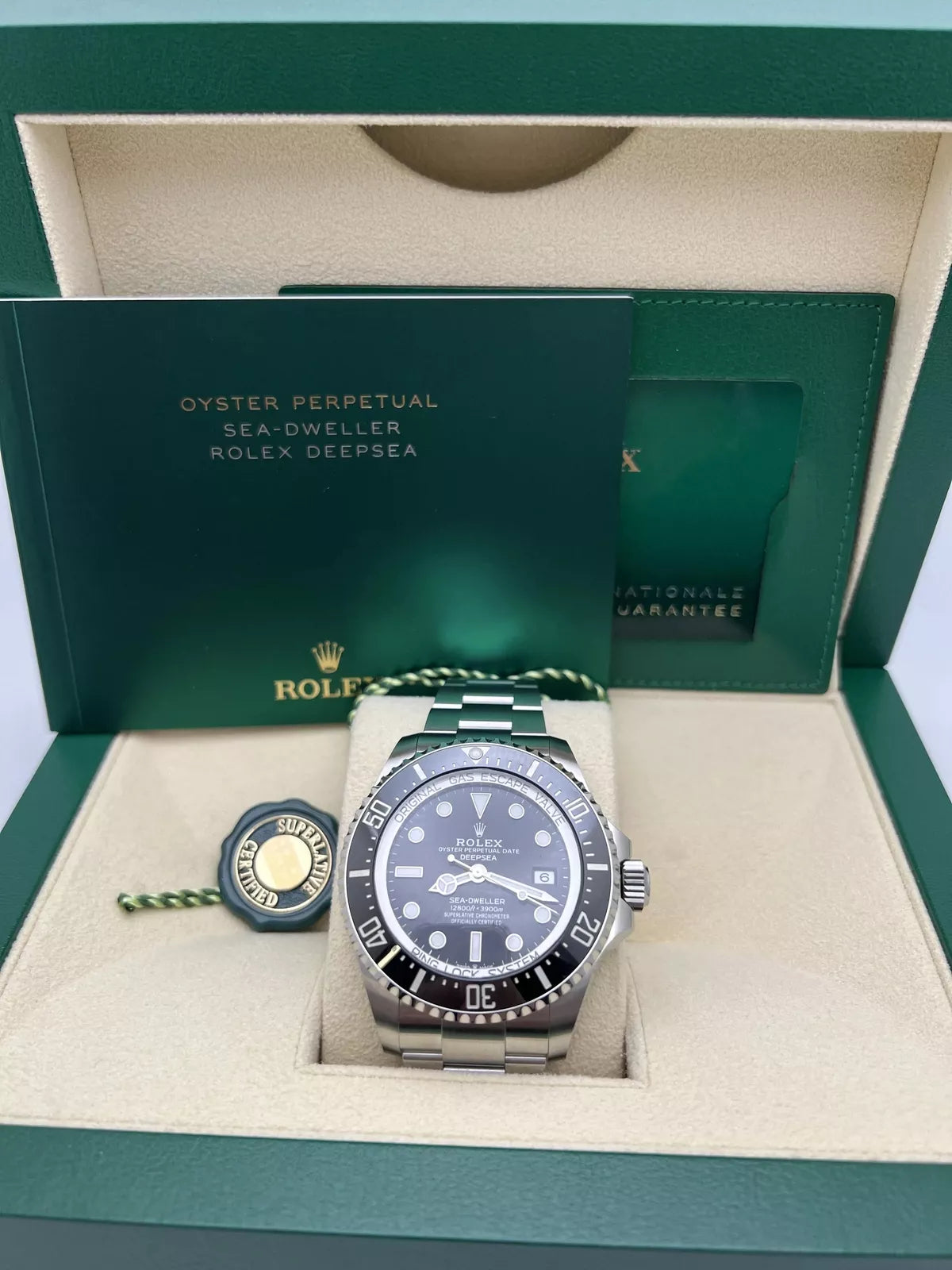 Rolex Deepsea Blue-Green Lume – 44mm Premium Replica Dive Watch